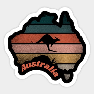 Map of Australia Sticker